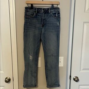 Kut from the Kloth Dark Blue Straight Leg Jeans